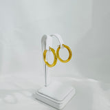 Flat-Edge Hoop Earrings