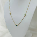 Green Clover Necklace