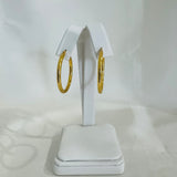 Classic Gold-Tone Hoop Earrings (Large)