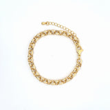 Round Cable Link Bracelet