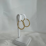 Classic Gold-Tone Hoop Earrings (Medium)