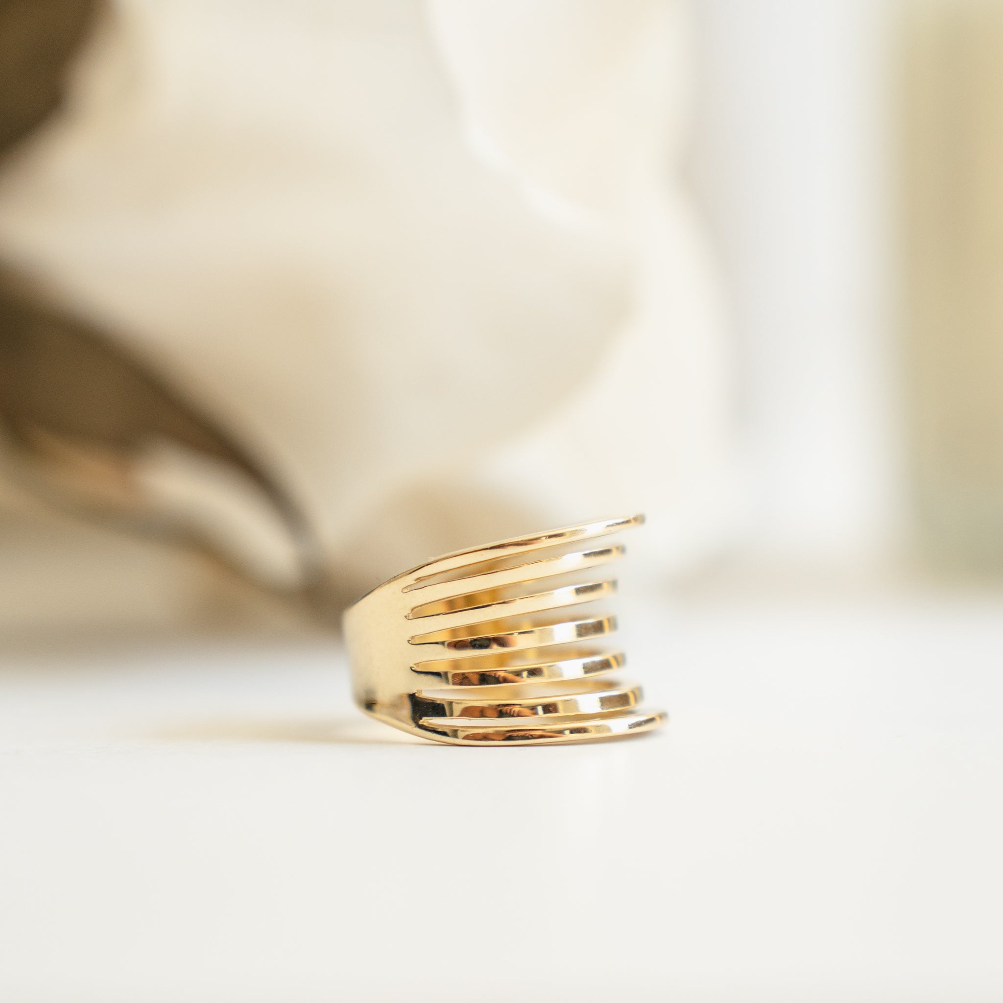 9 Rings Overlapping Long Overlapping Layered Ring – Shaphal Jewelry