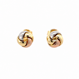 Tricolor Knot Earrings